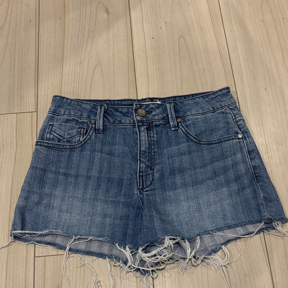 Classic Blue Denim Jean Shorts for Women